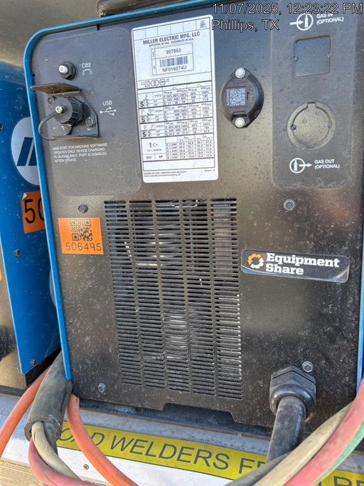 2025 MILLER ELECTRIC XMT 400