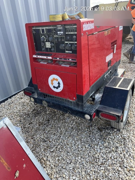 2022 Shindaiwa DGW400MDL Kubota D902 Engine, 23 HP, Dual Op Welder, Wire, Arc, Droop Stick, Tig, and CC Stick Functionality, Simulphase, 3 Phase and 1 Phase Gen Output, Single Axle NB Trlr, Slr Trckl Chrg 12V 12W, Fire Ext