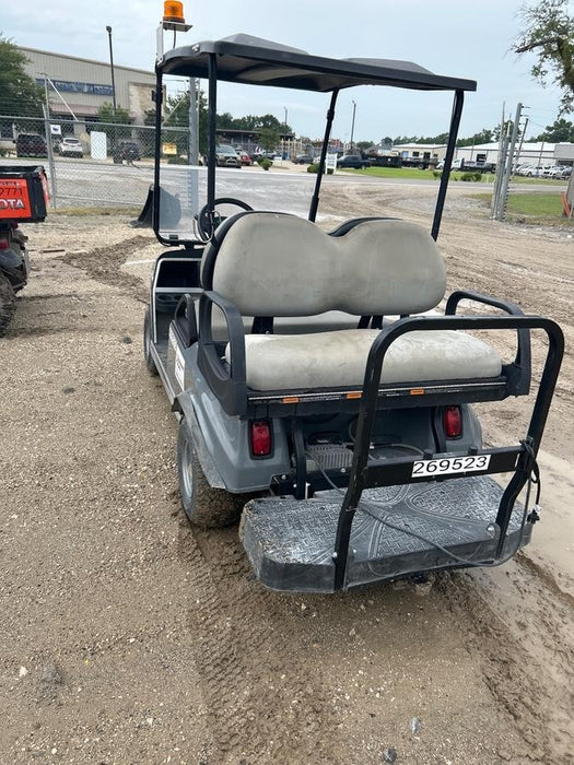 2022 Club Car CA100E Canopy, Fold down Windshield, Beacon, Back up Alarm, All-Trail Trials, HD 8 V Batteries, Trailer Hitch and Ball