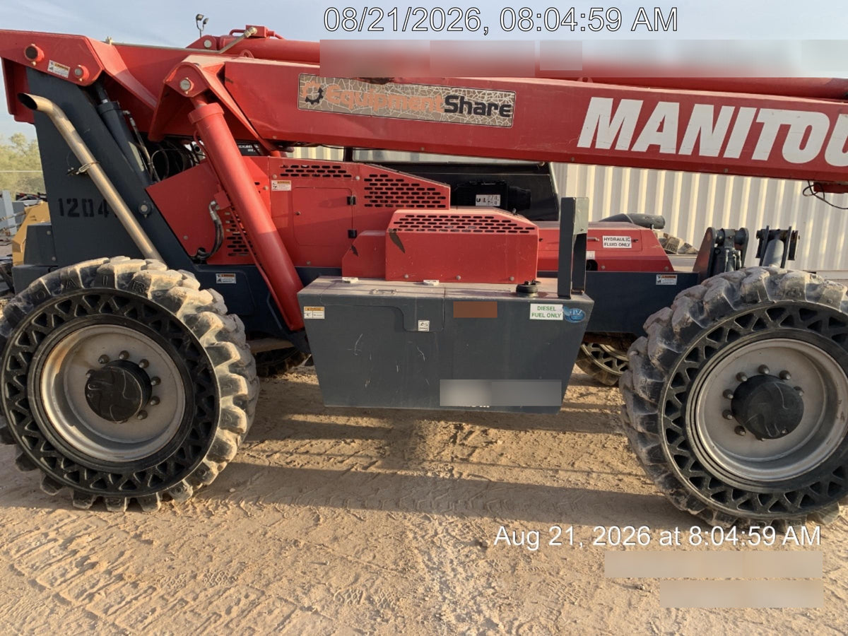 2018 Manitou MTA10055 Manitou MTA10055 - Canopy, Worklights, Beacon, 66" Carriage, 60" Forks, Solid Tires, Aux Hydraulics