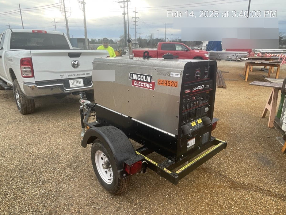 2024 Lincoln Electric LE400 Kubota V1505, Trlr, Cable Rack, Light Kit, ES Decals, T3