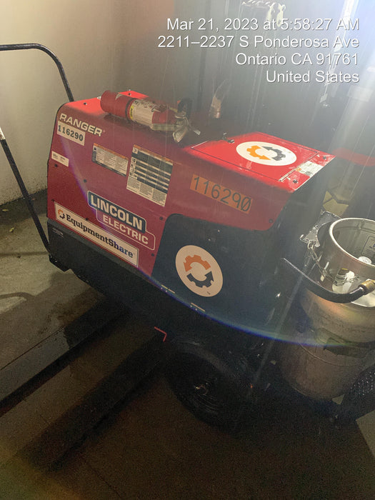 2020 Lincoln Electric Ranger 305 LPG K3430-1, Ranger 305 LPG, Undercarriage, Tank Holder & Strap, 10kw AC Gen, 25hp Kohler LPG Eng