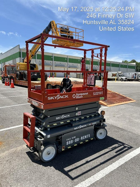 2024 Skyjack SJ3219 Electric Drive, Sld NM Tires, DBcns, RFRails, Power to Platform, T3 + Access Control