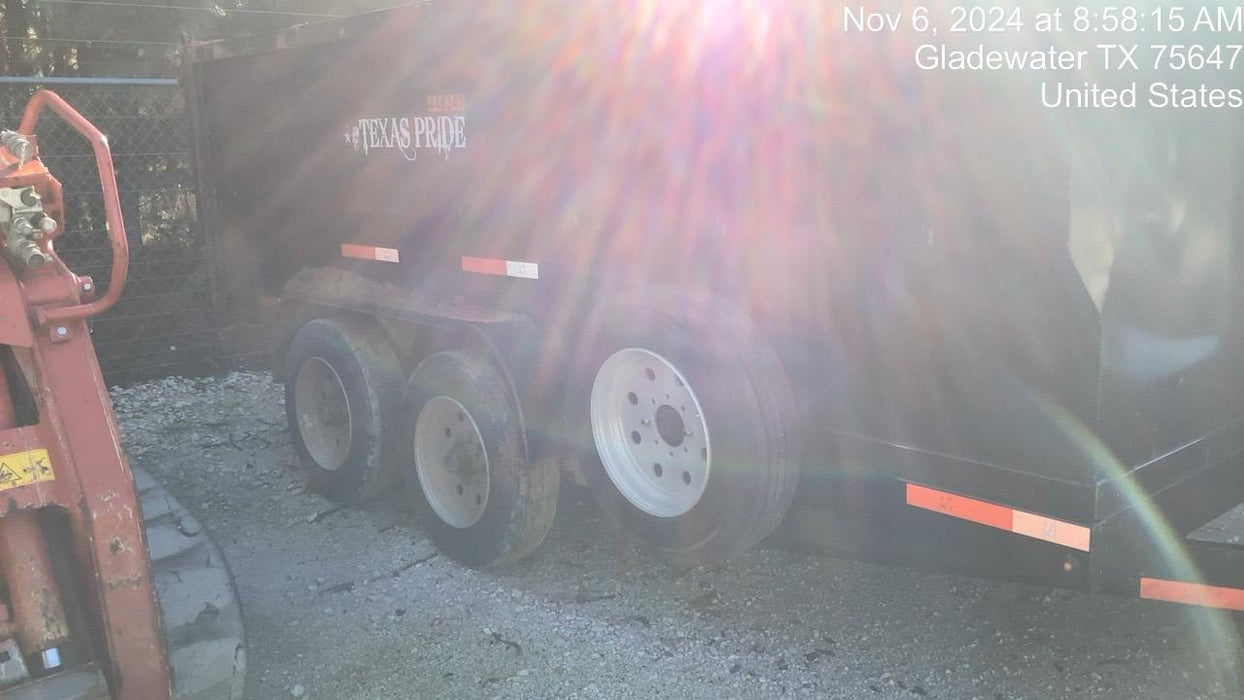 2024 TEXAS PRIDE TRAILERS 14'L x 7'W 5 Cu Yd Trunnion Hydraulic Dump