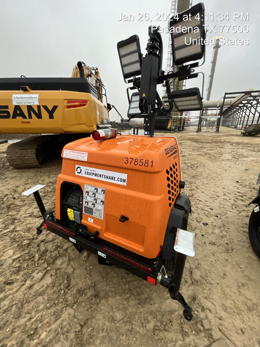 2023 Generac MLT2 Diesel, Flex Switch 120V Input, Powerzone Controller, 
(4) 320W LED Lights, 4kW Generator, 39.9 Gal Fuel Tank, 2" Ball, T3