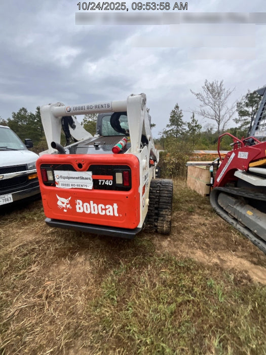 2020 Bobcat T740 74Hp T4, Cab/Heat/Air, Selectable Joystick Controls, Aux Hydraulics, Backup Alarm, P29 Performance Package, Rubber Tracks, Auto Ride Control, Reversing Fan, 7-Pin Attachment Control Kit