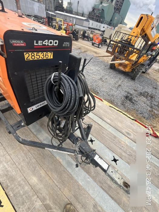 2022 Lincoln Electric LE400 Kubota V1505, Trlr, Cable Rack, Light Kit, ES Decals, T3