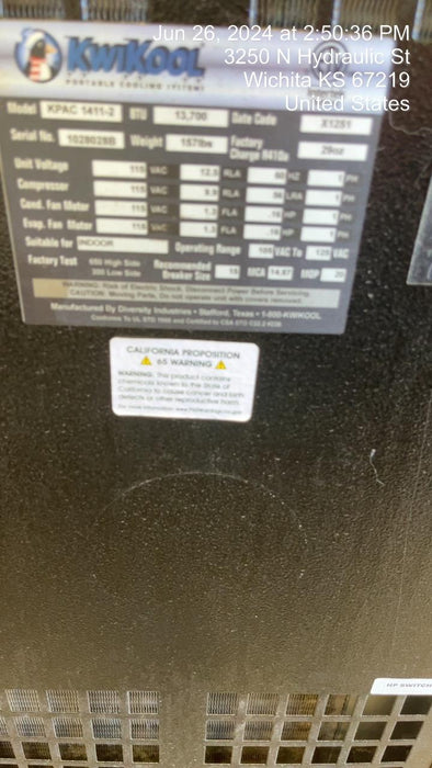 2023 KWIKOOL KPAC1411-2