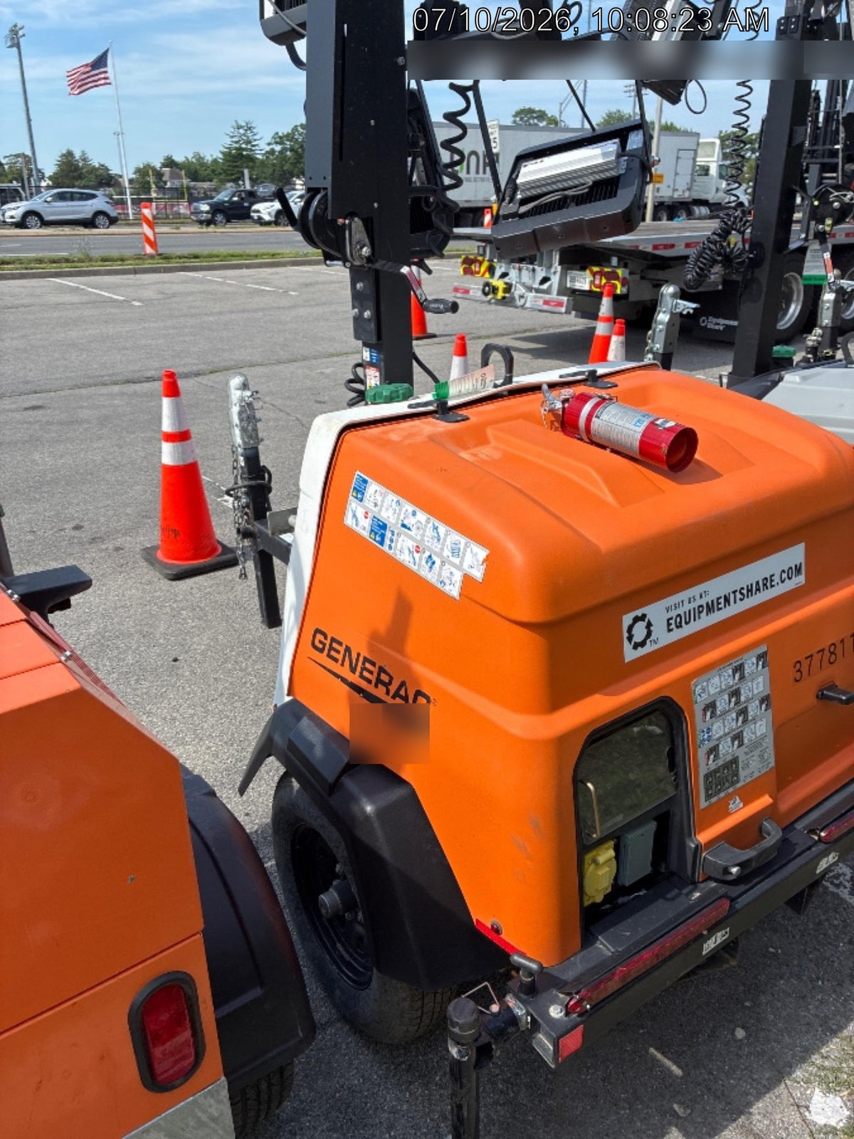 2023 Generac MLT2 Diesel, Flex Switch 120V Input, Powerzone Controller, 
(4) 320W LED Lights, 4kW Generator, 39.9 Gal Fuel Tank, 2" Ball, T3