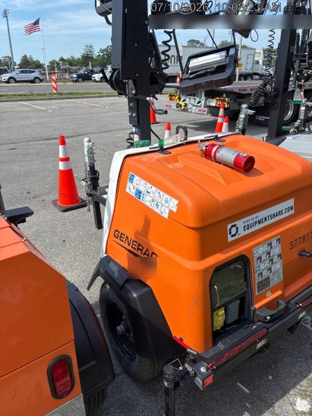 2023 Generac MLT2 Diesel, Flex Switch 120V Input, Powerzone Controller, 
(4) 320W LED Lights, 4kW Generator, 39.9 Gal Fuel Tank, 2" Ball, T3