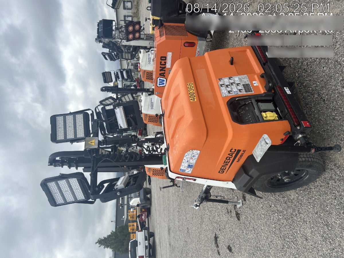 2024 Generac MLT2 Diesel, Flex Switch 120V Input, Powerzone Controller, 
(4) 320W LED Lights, 4kW Generator, 39.9 Gal Fuel Tank, 2" Ball, T3