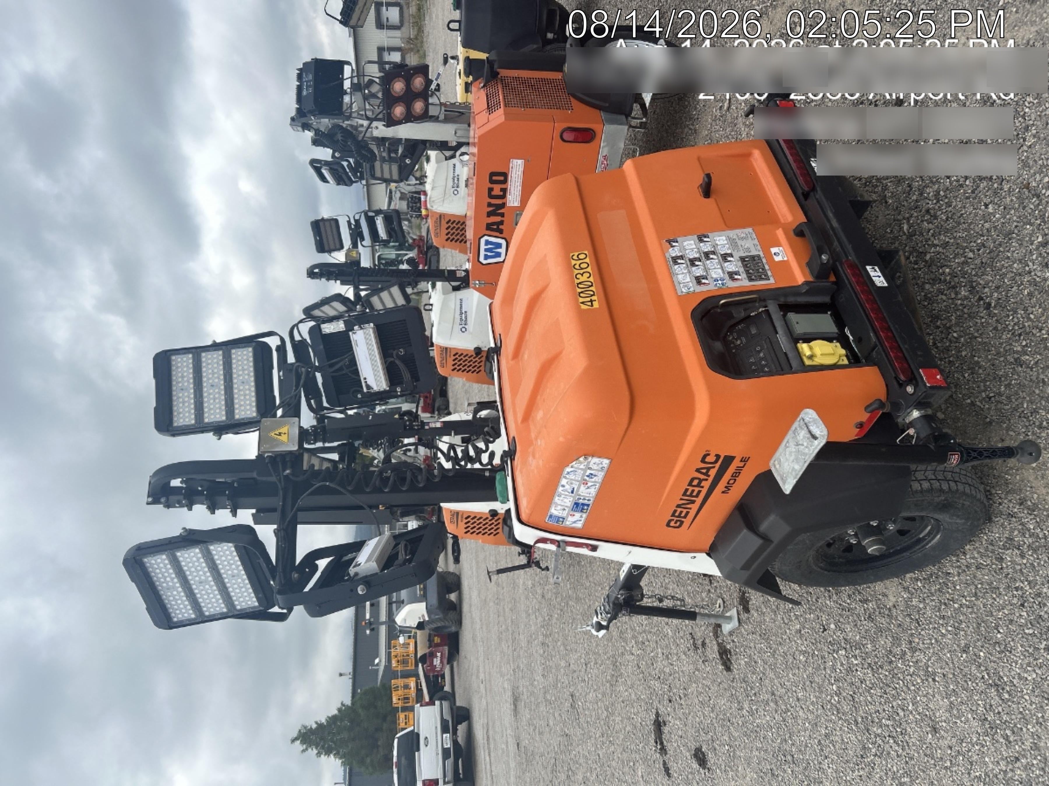 2024 Generac MLT2 Diesel, Flex Switch 120V Input, Powerzone Controller, 
(4) 320W LED Lights, 4kW Generator, 39.9 Gal Fuel Tank, 2" Ball, T3