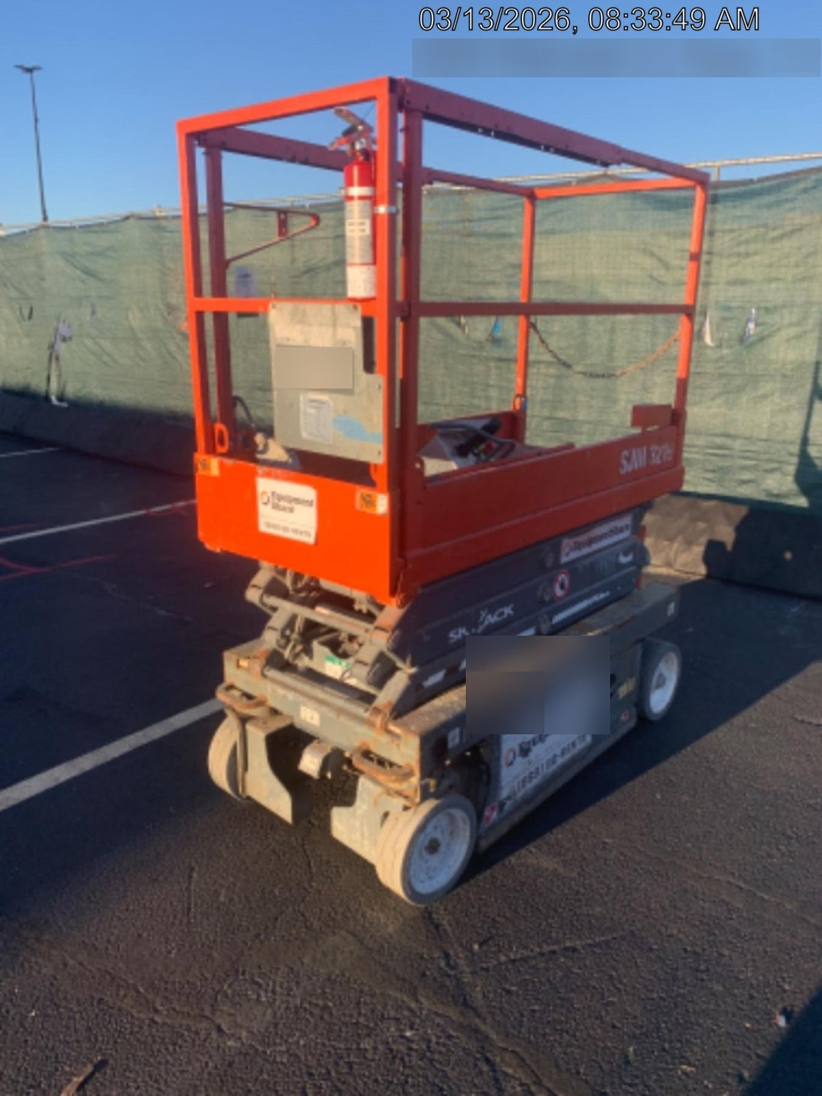 2019 Skyjack SJIII-3219 Standard Options