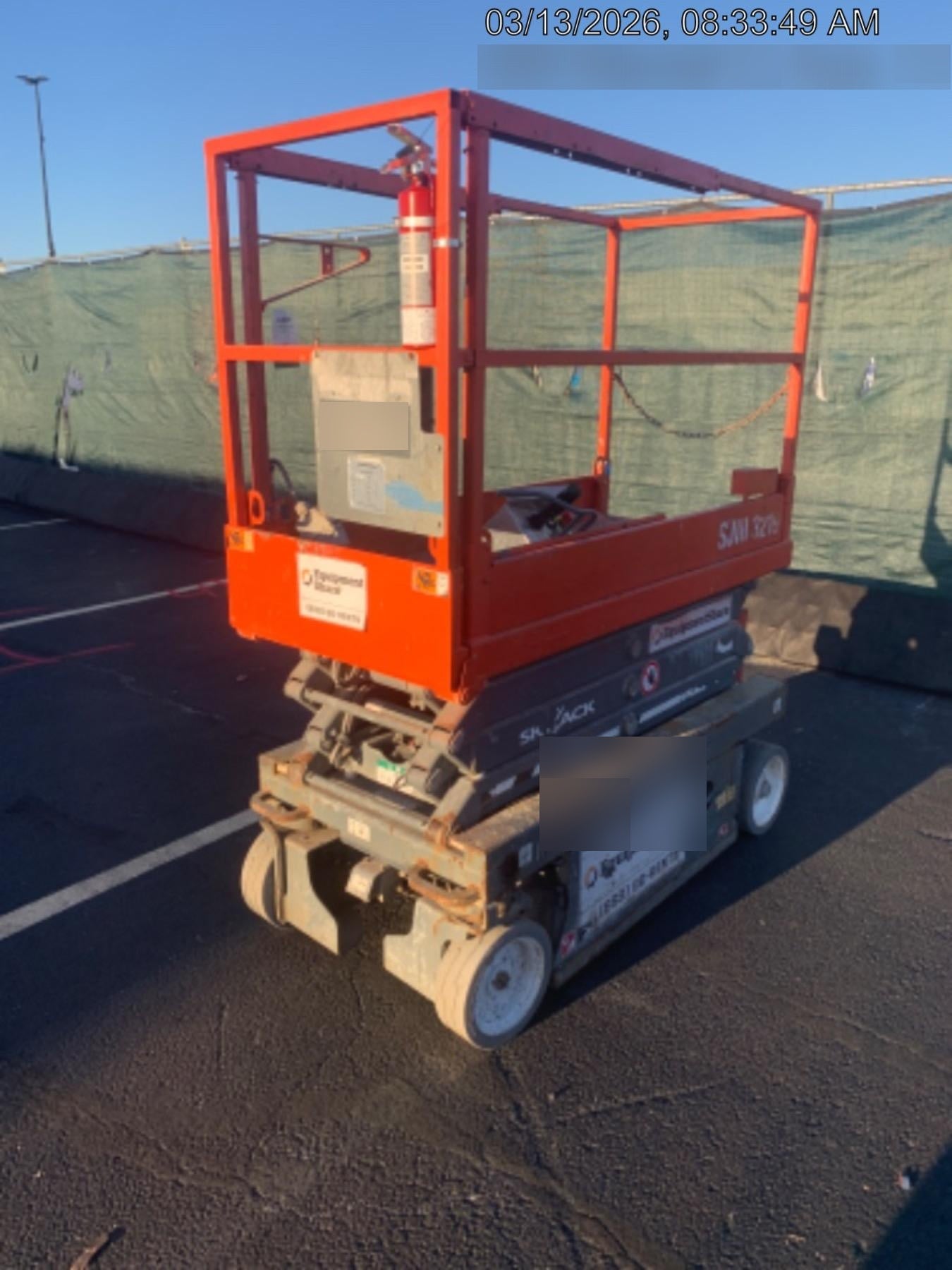 2019 Skyjack SJIII-3219 Standard Options