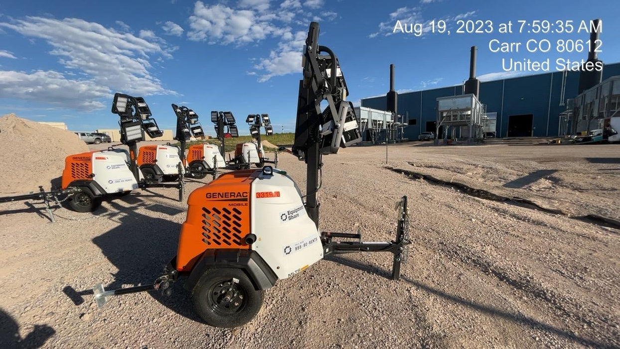 2023 Generac MLT2 Diesel, Flex Switch 120V Input, Powerzone Controller, (4) 320W LED Lights, 4kW Generator, 39.9 Gal Fuel Tank, 2" Ball, T3