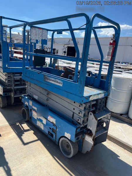 2019 Genie GS-1930 Fixed Rails with Chain Entry