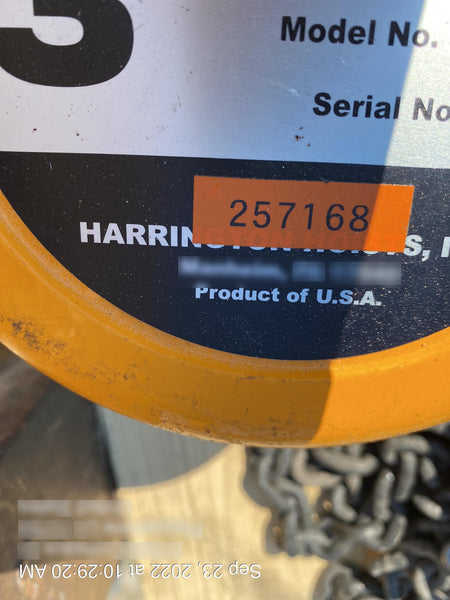 2022 HARRINGTON CF030-20