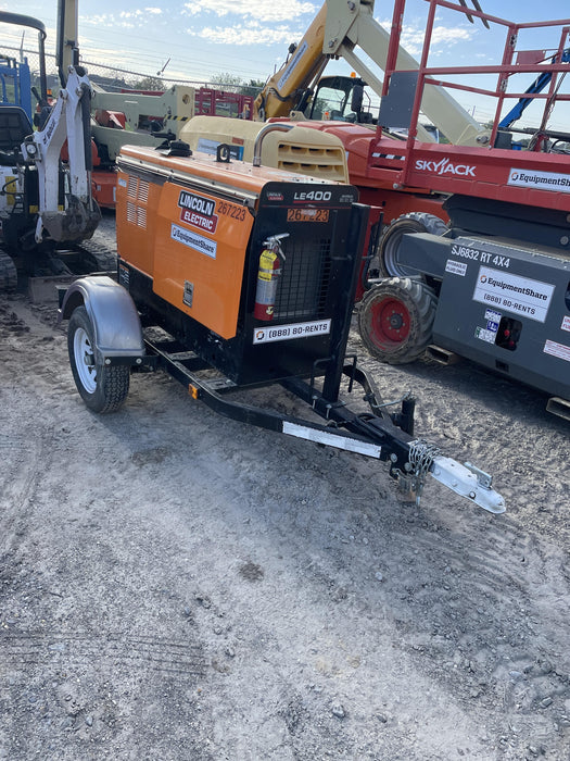 2022 Lincoln Electric LE400 Kubota V1505, Trlr, Cable Rack, Light Kit, ES Decals, T3