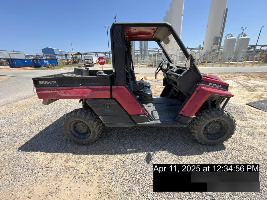 2021 Yanmar YU1000 Canopy, Steel Wheel, Poly WindShield, Beacon, Backup Alarm