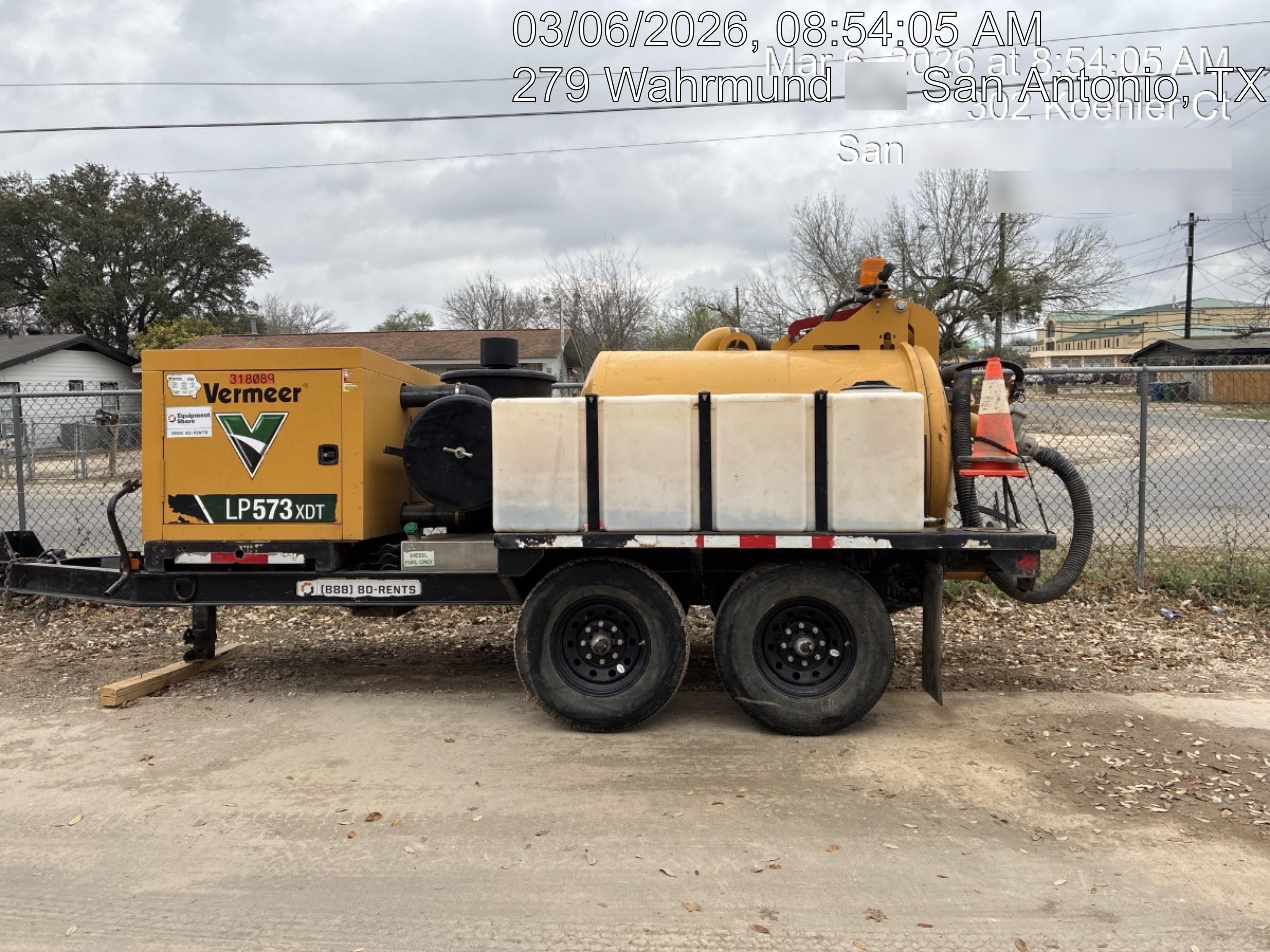 2023 Vac-Tron LP573XDT T4 Koehler Diesel Engine, 500 Gallon Debris Tank, x2 100 Gallon Water Tanks