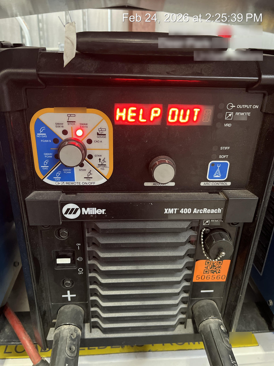 2025 MILLER ELECTRIC XMT 400