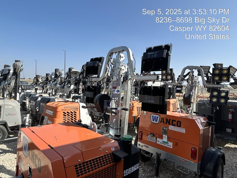 2024 Wanco WLTT-4MM4K Diesel, Deep Sea Controller, Shore Power Plug, Auto Start, (4) 350W LED Floodlights, 4kW Generator, 60 Gal Fuel Tank, 2" Ball, T3