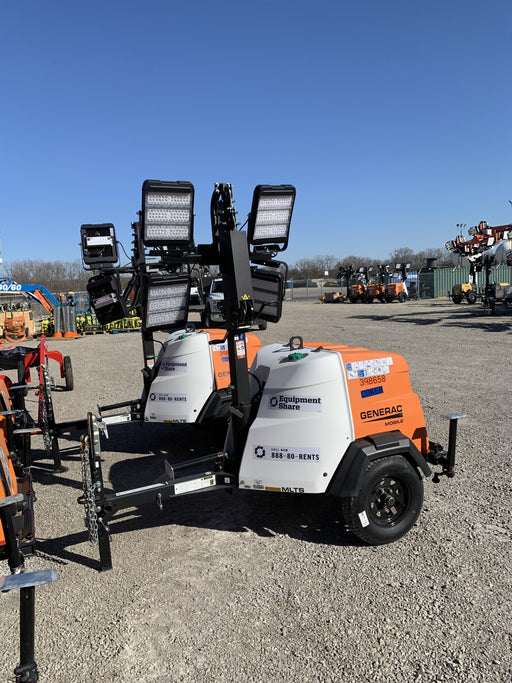 2024 Generac MLT2 Diesel, Flex Switch 120V Input, Powerzone Controller, 
(4) 320W LED Lights, 4kW Generator, 39.9 Gal Fuel Tank, 2" Ball, T3