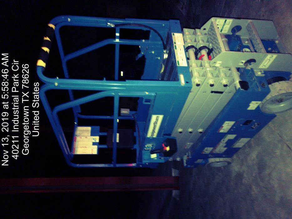 2019 Genie GS-1930 Fixed Rails with Chain Entry