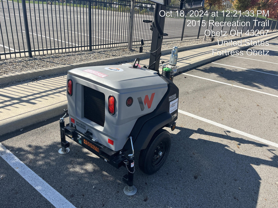 2024 Wacker Neuson LTT4 Diesel, Kohler KDW702, Deep Sea Controller, Auto Start, LED 320W, Bypass Outlet, T3