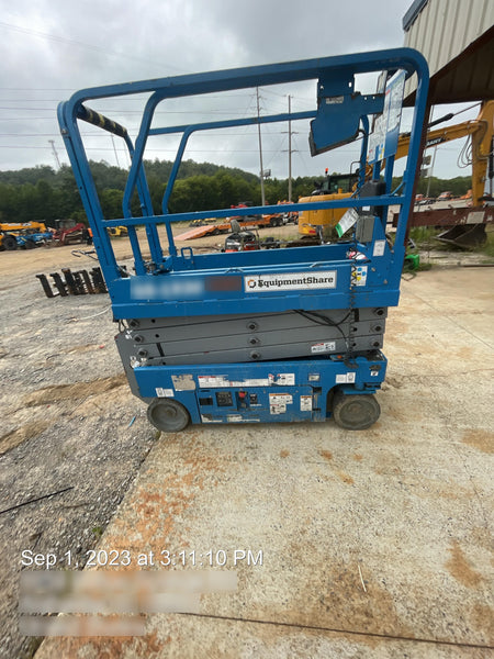 2019 Genie GS-1930 Fixed Rails with Chain Entry