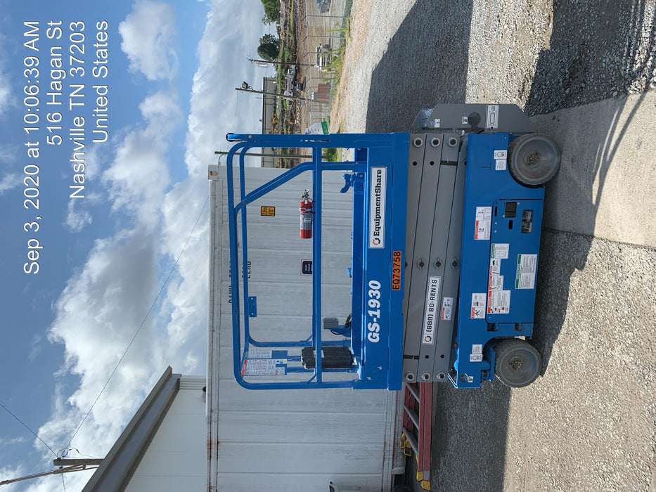 2020 Genie GS-1930 Fixed rails with chain entry gate - Pre A92.20