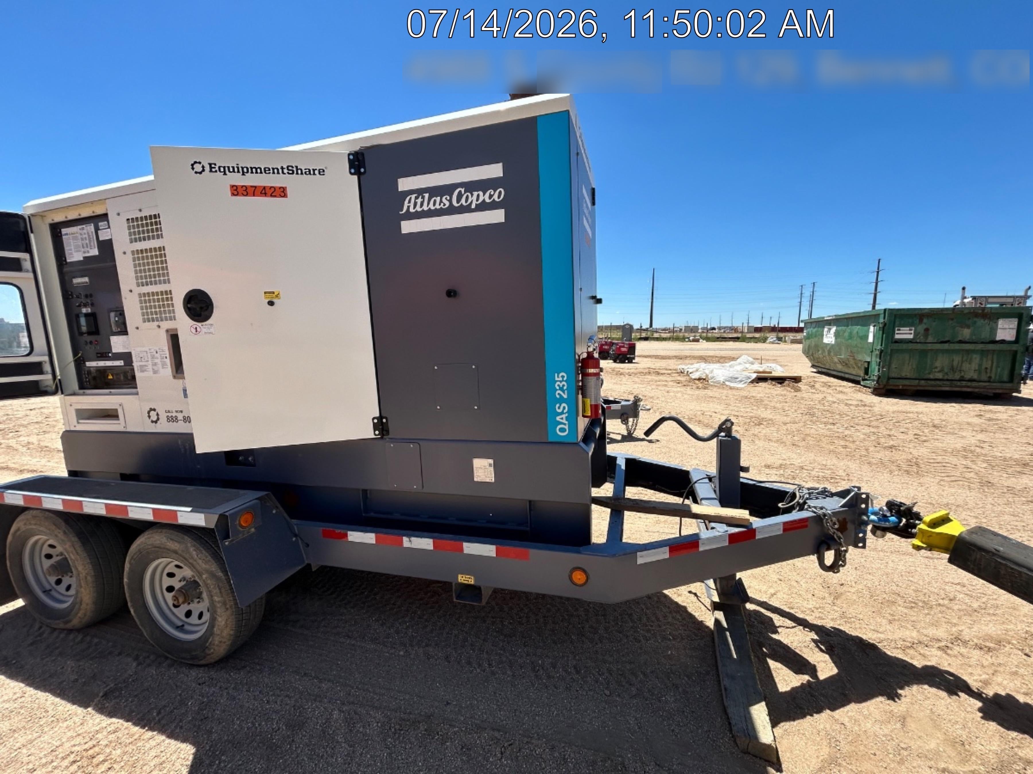 2023 ATLAS COPCO QAS 235