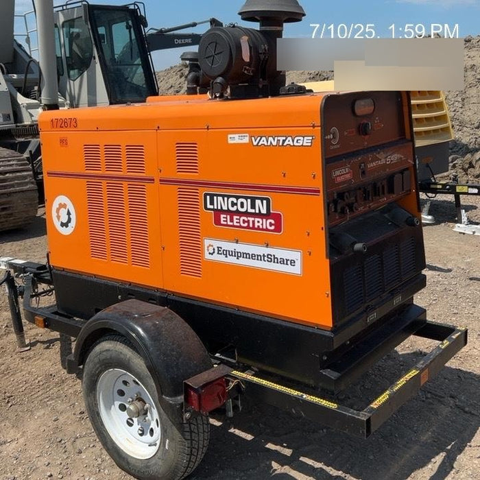 2021 Lincoln Electric Vantage 549X Ready Pak 3, ORANGE (includes trailer, cable rack, fender light kit)