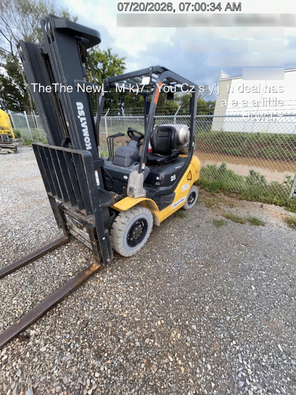 2021 KOMATSU FG25T-16 LP
