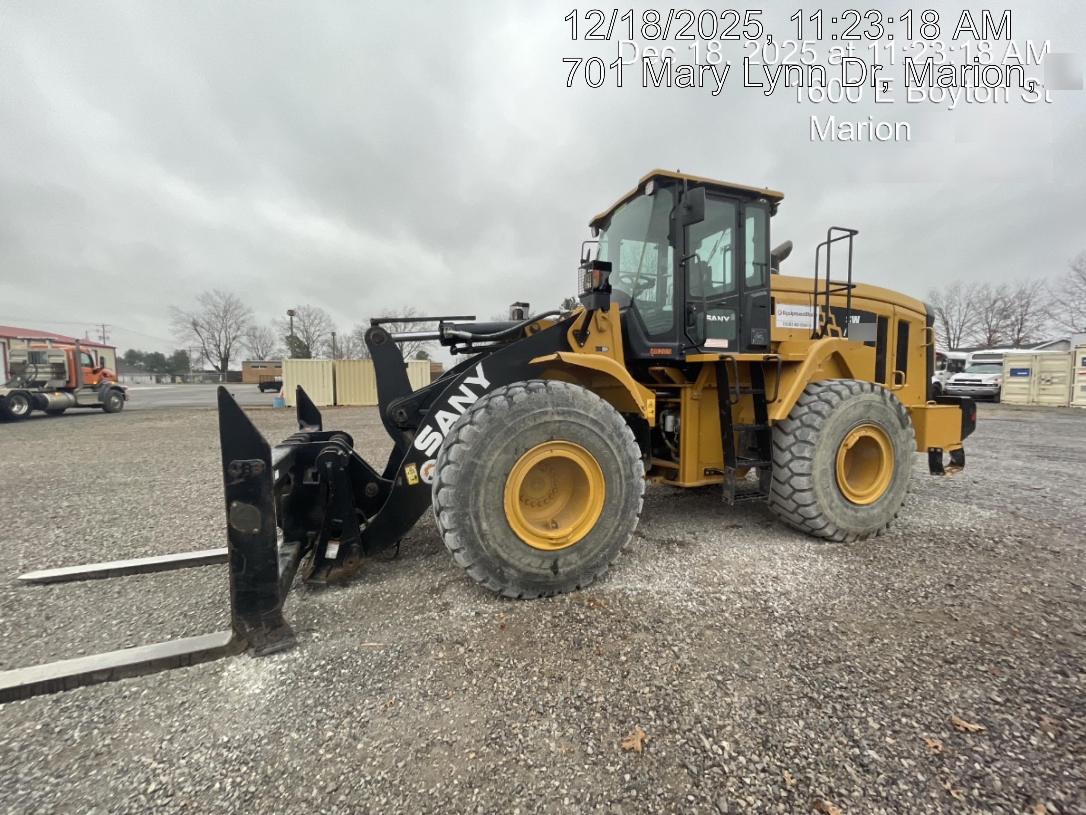 2018 Sany SW405K RETAIL-Standard - Paladin Quick Couplers, Paladin QC 4 yard Buckets, Paladin QC 72" Forks