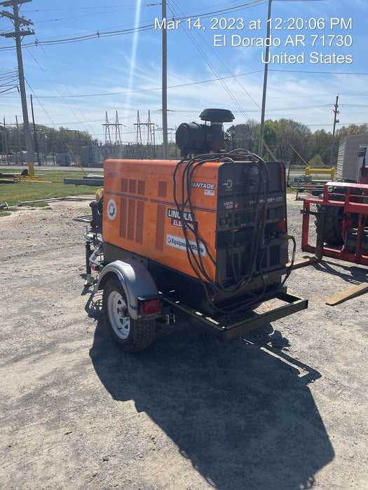 2022 Lincoln Electric Vantage 549X Crosslink Technology, Trailer Mounted, ES Decals, T3
