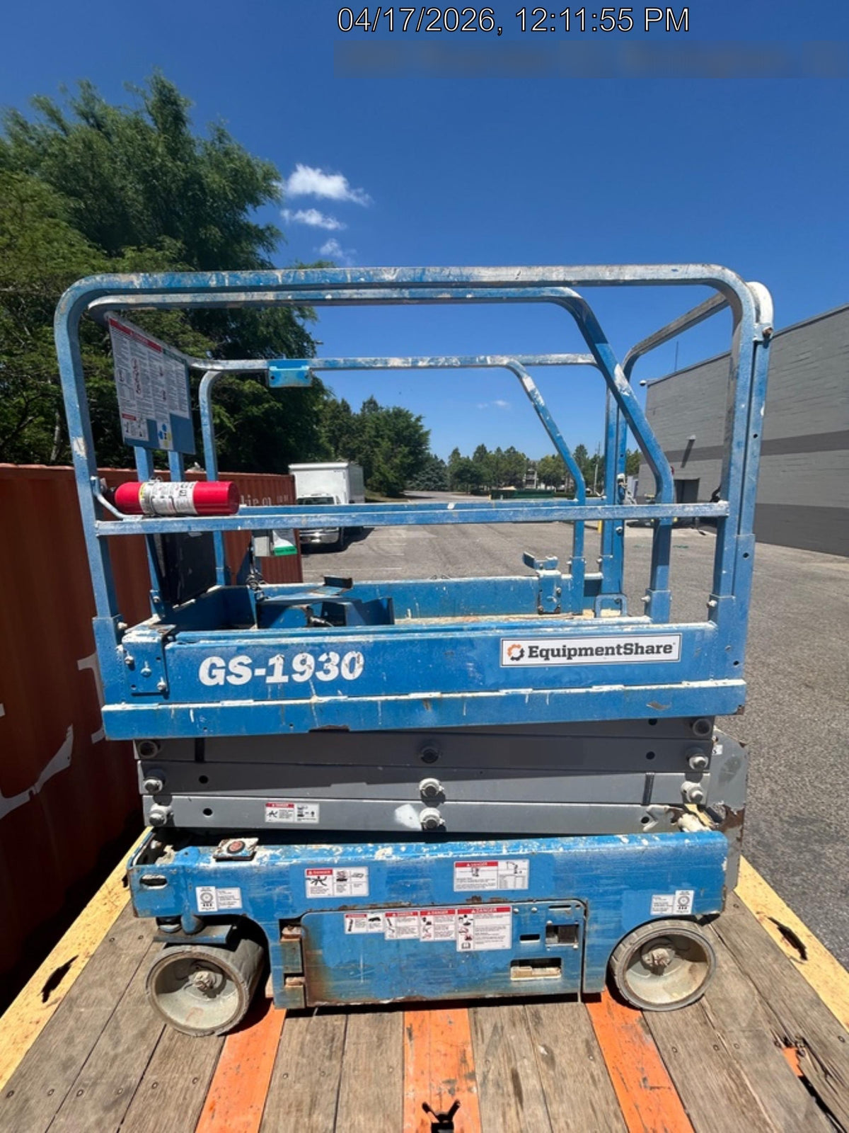 2019 Genie GS-1930 Fixed rails with chain Entry
