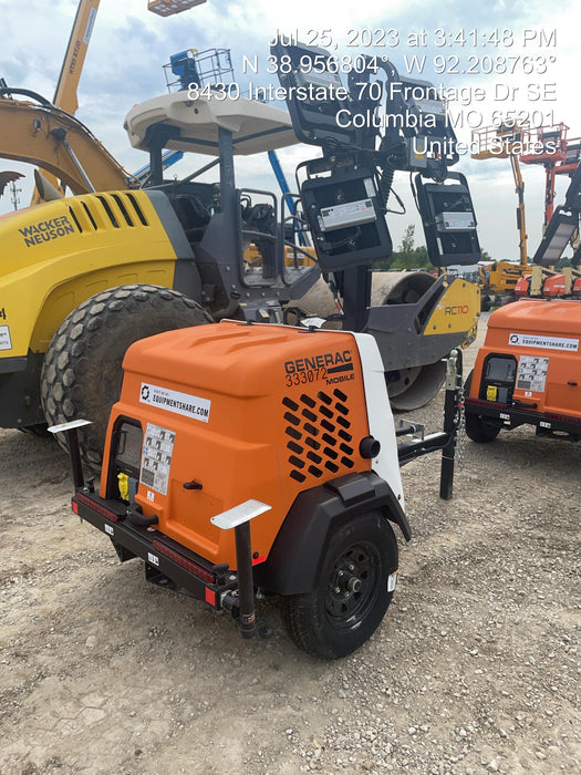 2023 Generac MLT2 Diesel, Flex Switch 120V Input, Powerzone Controller, (4) 320W LED Lights, 4kW Generator, 39.9 Gal Fuel Tank, 2" Ball, T3