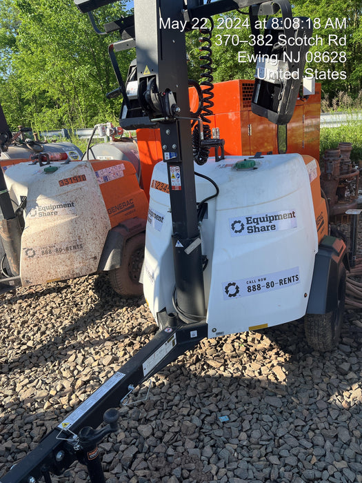 2023 Generac MLT2 Diesel, Flex Switch 120V Input, Powerzone Controller, 
(4) 320W LED Lights, 4kW Generator, 39.9 Gal Fuel Tank, 2" Ball, T3