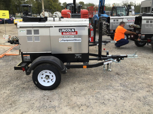 2020 Lincoln Electric Vantage 322 Welder Ready-Pak 3, w/ GPS & Decals (includes trailer, cable rack, fender light kit)