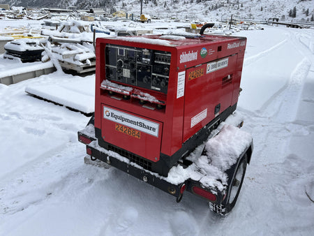 2022 Shindaiwa DGW400MDL Kubota D902 Engine, 23 HP, Dual Op Welder, Wire, Arc, Droop Stick, Tig, and CC Stick Functionality, Simulphase, 3 Phase and 1 Phase Gen Output, Single Axle NB Trlr, Slr Trckl Chrg 12V 12W, Fire Ext
