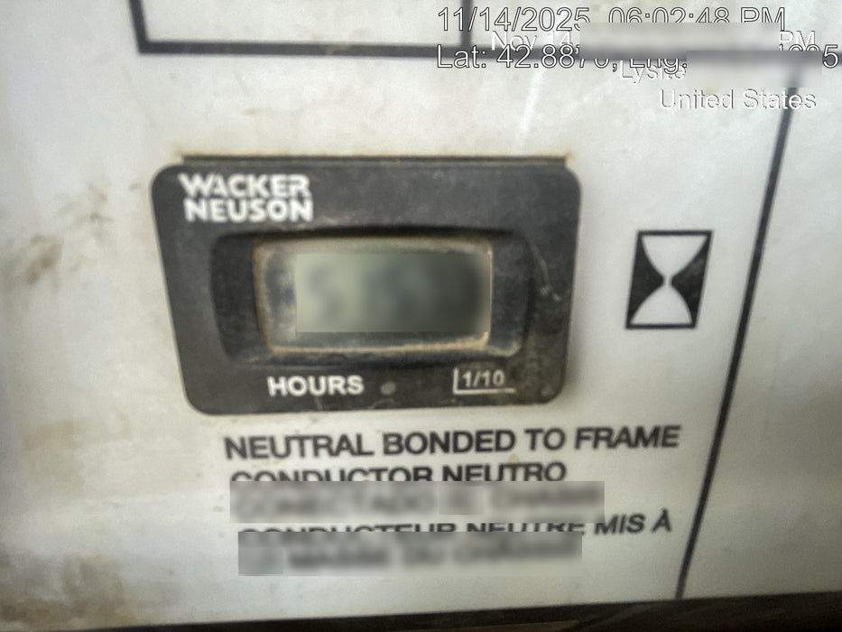 2018 Wacker Neuson LTV6L-MH Wacker Neuson LTV6L Mobile Light Tower w/Fuel Level Sensor Installed