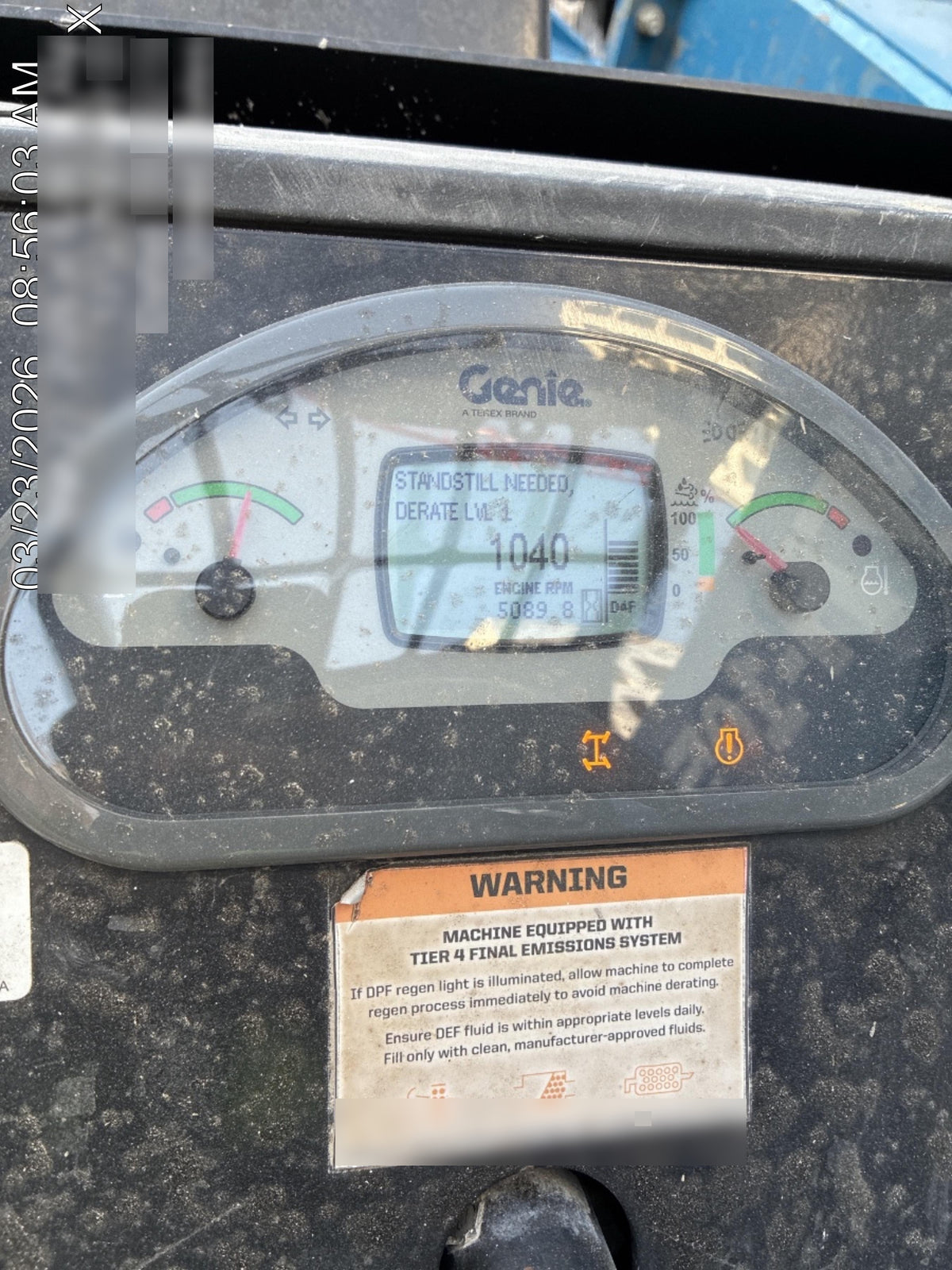 2017 GENIE GTH-1056