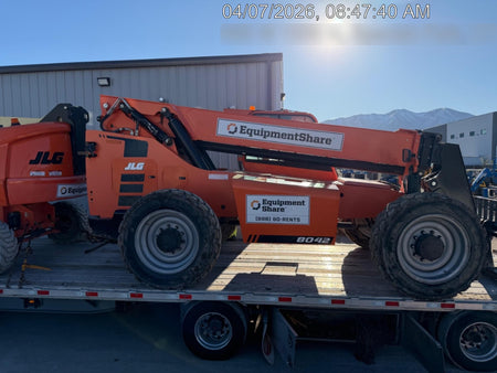 2020 Skytrak 8042 74 Hp, Cab-Heat ONLY, FF Tires, Work Lights, Beacon, Aux Hydraulics, Back up Alarm, Lifting Eye, ES Decals