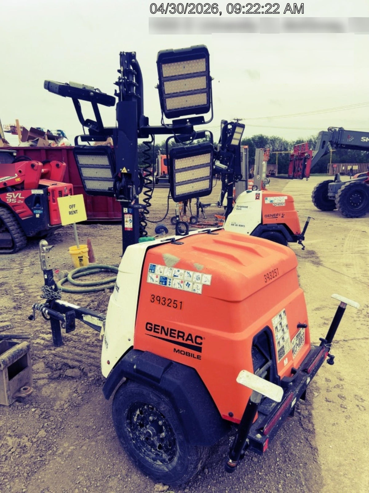 2024 Generac MLT2 Diesel, Flex Switch 120V Input, Powerzone Controller, 
(4) 320W LED Lights, 4kW Generator, 39.9 Gal Fuel Tank, 2" Ball, T3