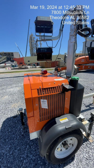 2023 Wanco WLTT-4MM4K Diesel, Deep Sea Controller, Shore Power Plug, Auto Start, (4) 350W LED Floodlights, 4kW Generator, 60 Gal Fuel Tank, 2" Ball, T3