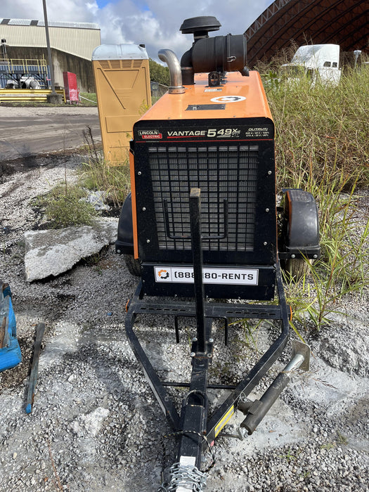 2021 Lincoln Electric Vantage 549X Ready Pak 3, ORANGE (includes trailer, cable rack, fender light kit)