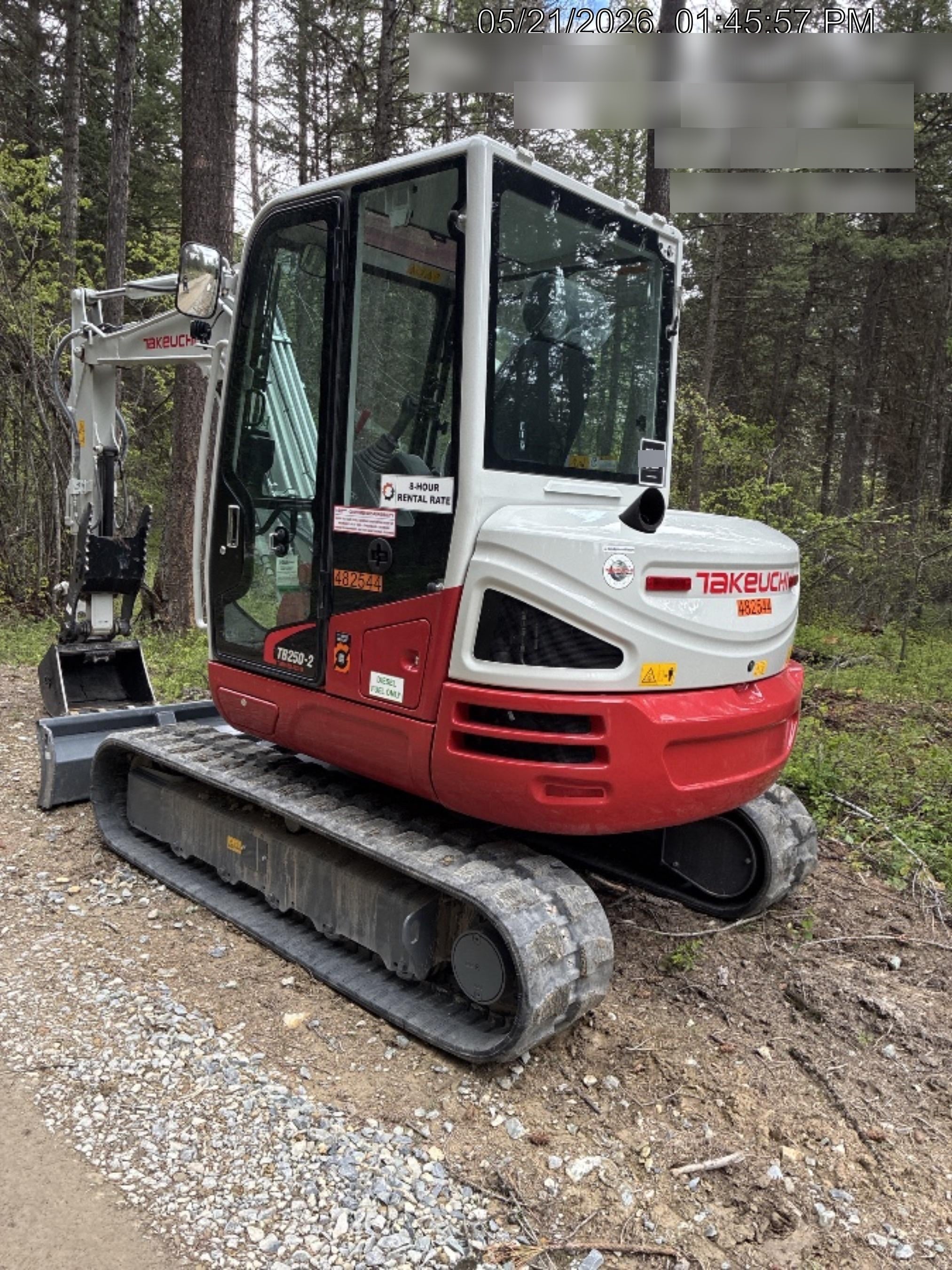 2024 TAKEUCHI TB250-2CR