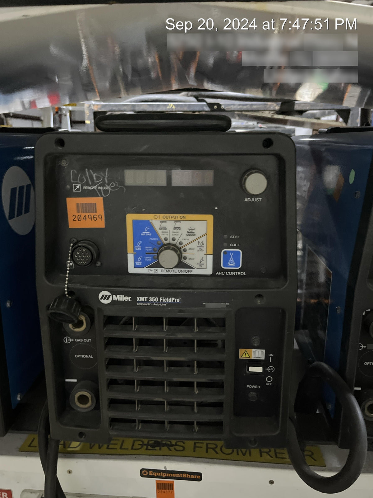 2021 MILLER ELECTRIC XMT 350