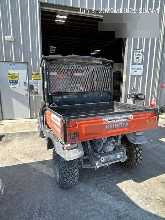 2019 Kubota RTV-X900 4wd Utility Cart, LED Strobe, Windshield Tempered Glass, Plastic Canopy, Backup Alarm